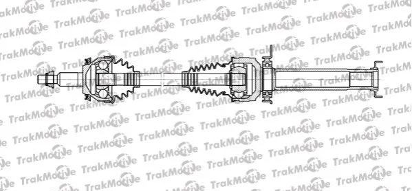 VW Полуось прав. 857мм 38/26 зуб MULTIVAN V 2.0 TDI 09-15, TRANSPORTER V 2.0 03-15 TRAKMOTIVE 301099 (фото 1)