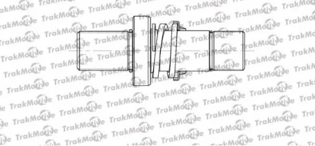 VW Приводной вал L=144mm, 26/42 зуб. MULTIVAN V 1.9 TDI 06-09, Т5 2.0 TDI 10-15 TRAKMOTIVE 350007
