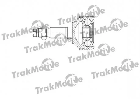 CHEVROLET ШРУС наружный к-т c 33/22 зуб.ABS Lacetti,Daewoo Nubira 1.6/1.8 TRAKMOTIVE 400673