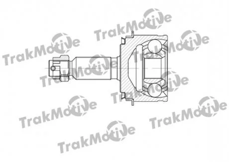 MITSUBISHI ШРКШ зовнішній з ABS к-кт 30/33 зуб. PAJERO III 3.5 00-07 TRAKMOTIVE 400592