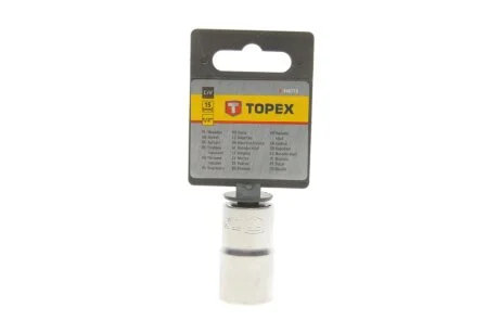 Головка змінна 6-гранна 1/2", 15 мм TOPEX 38D715