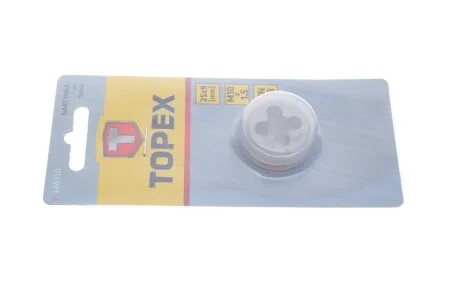 Плашка М10, 25 х 9 мм TOPEX 14A310