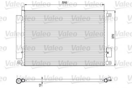 Радіатор кондиціонера VALEO 814155