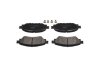 PARTS TOYOTA Гальмівні колодки HILUX VIII 2.4 D 4WD 15- KAVO KBP9152 (фото 3)