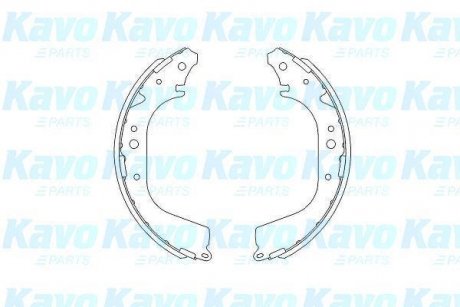 PARTS гальм.колодки бараб.задні Nissan Patrol 2.8TD 88- KAVO KBS-7409 (фото 1)