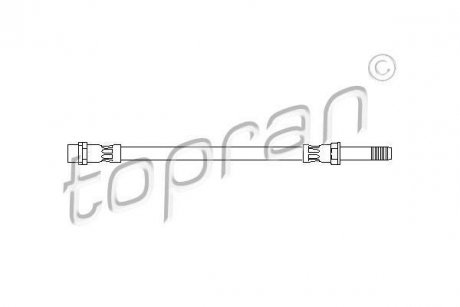 Шланг гальмівний TOPRAN / HANS PRIES 110408
