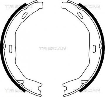 Гальмівні колодки ручного гальма TRISCAN 810023029
