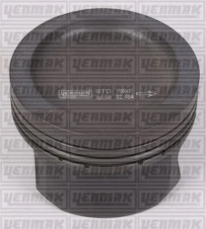 Поршень с кольцами і пальцем (размер отв. 82.51 / STD) (AAD) YENMAK 3103303000