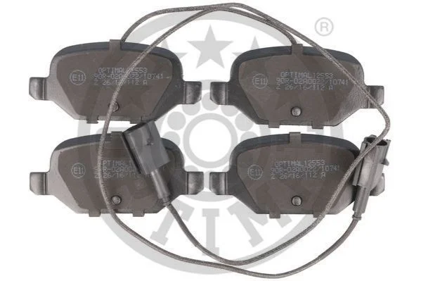 KLOCKI HAMULCOWE ABARTH 500 / 595 / 695 (312) 500C / 595C / 695C (312) FIAT 500 (312) 500 C (312) 08> TYL SZT OPTIMAL BP12553 (фото 1)