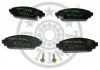 KLOCKI HAMULCOWE HONDA ACCORD MK VII (CK, CG, CH, CF8), ACCORD MK VII HATCHBACK (CH, CL), CI 98-05 PRZOD SZT OPTIMAL BP10322 (фото 1)