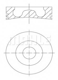 Поршень MAHLE / KNECHT 081PI00105000