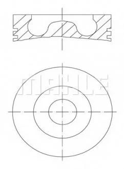 Поршень MAHLE / KNECHT 081PI00105000