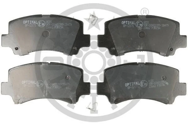 Колодки гальмівні (передні) Chery A1/Cowin/QQ6 06-15/Suzuki Wagon R+ 98-00 OPTIMAL BP12171 (фото 1)