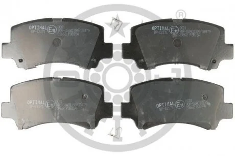 Колодки гальмівні (передні) Chery A1/Cowin/QQ6 06-15/Suzuki Wagon R+ 98-00 OPTIMAL BP12171