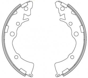 Гальмівні колодки барабанні ROADHOUSE 4271.00