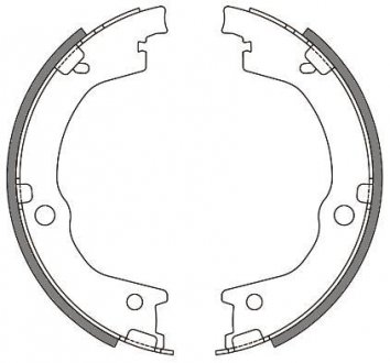 Гальмівні колодки барабанні ROADHOUSE 4644.00