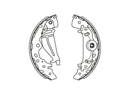 PARTS HYUNDAI Колодки барабанные задн.H-1,Kia Carnival 99- KAVO KBS3405