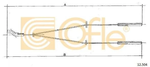 Трос обігрівача COFLE 12.504 (фото 1)