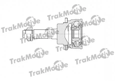 FORD Шрус внешний к-кт Ranger 2,5TD 02-, MAZDA B-Serie 2,5D 02- TRAKMOTIVE 400633