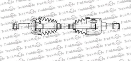 Полуось левая L=628, 27/26 зуб FORD MONDEO 00- TRAKMOTIVE 30-1103