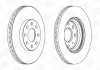 OPEL диск гальмівний передній Corsa D 06-,Fiat Grande Punto 05- CHAMPION 562304CH (фото 1)