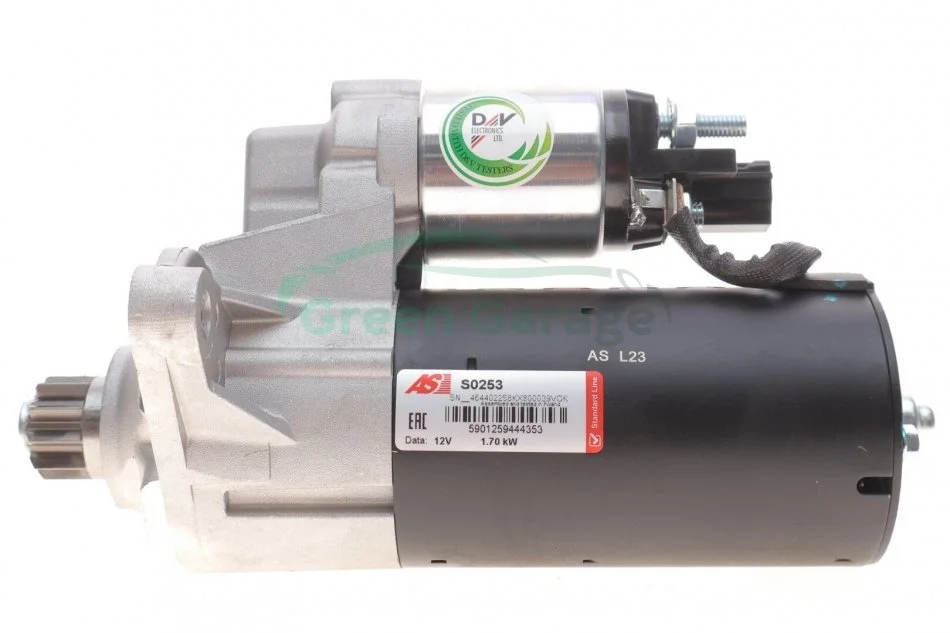 Стартер 12V 1.70kW AS-PL S0253 (фото 1)