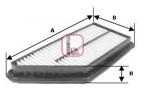 Фільтр повітря SOFIMA S 3237 A