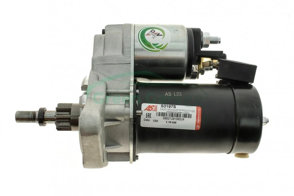 Стартер CADDY/OCTAVIA I 1.5-1.9 82-10 (1,1 кВт) AS-PL S3197S (фото 1)