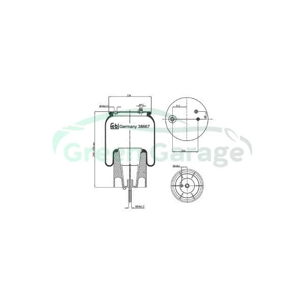 Подушка амортизуюча FEBI BILSTEIN 38667 (фото 1)