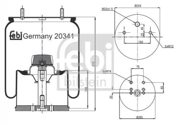 FEBI FEBI BILSTEIN 20341 (фото 1)