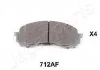 SUBARU гальмівні колод. передн Impreza 1.5 08- JAPANPARTS PA712AF (фото 1)