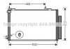 AVA HONDA Радіатор кондиціонера (конденсатор) з осушувачем CR-V 2.2 06- AVA COOLING HD5242D (фото 1)