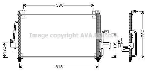Радіатор кодиціонера AVA COOLING DW5040 (фото 1)
