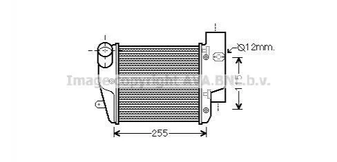 Интеркулер Audi A6 2.7D/3.0D 04-11(AVA) AVA COOLING AIA4302 (фото 1)