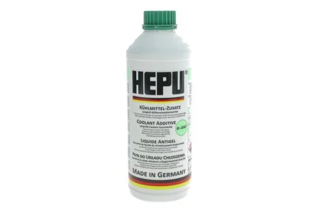 Антифриз зелений(концентрат)(-38°C) 1,5л. LC-18 HEPU P999LL18