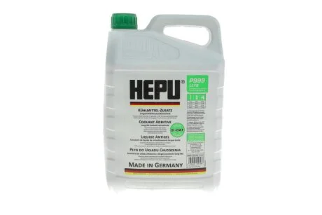 Антифриз зелений(концентрат)(-38°C) 5л. LC-18 HEPU P999LL18005