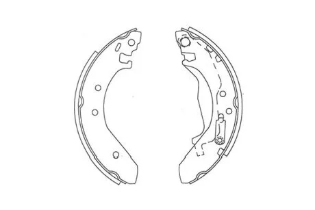 PARTS ROVER щоки гальмівні 200, 400,Honda Civic 90-00 KAVO KBS2911