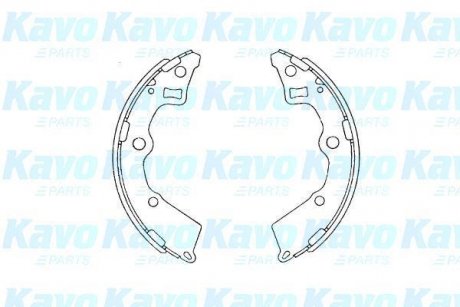 PARTS Щеки тормозные KIA PICANTO 04- KAVO KBS-4409