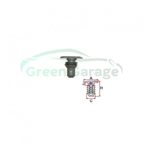 Кліпси, затискачі і кріплення ROMIX ROMC60110 (фото 1)