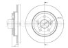 TOYOTA Гальмівний диск URBAN CRUISER 1.4 D-4D 09-14 CIFAM 8001309C (фото 1)
