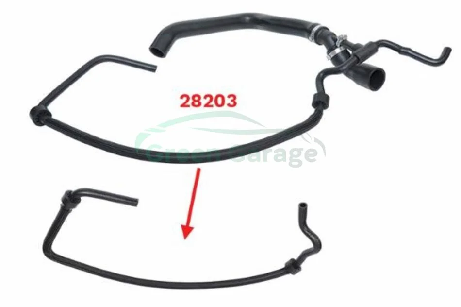 Шланг радіатора VW LT 28-35 II 2.5 TDI KAUTEK VWRH073 (фото 1)