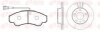 REMSA FIAT К-кт гальмівні колодки + диски передн. Ducato 02-, CITROEN 8959.00