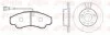 FIAT К-кт гальмівні колодки + диски передн. Ducato 02-, CITROEN REMSA 8959.00