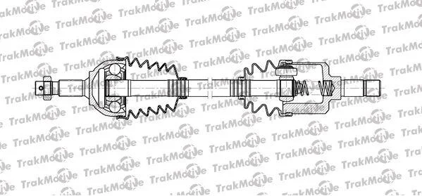 CITROEN Полуось лів. L=693mm, 28/37 зуб. C5 III 2.0 HDi 140 08-, JUMPY 2.0 HDi 140 07-16, FIAT SCUDO 2.0 D Multijet 11-16, PEUGEOT 407 SW 2.0 HDi 135 04-10 TRAKMOTIVE 301109 (фото 1)