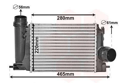 Інтеркулер NISSAN QASHQAI / RENAULT MEGANE  Van Wezel 13014703