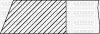 Комплект поршневих кілець (на 1 поршень) OPEL Vectra c 1.8 (81/0.5) (1.2/1.2/2) YENMAK 9109219050 (фото 2)