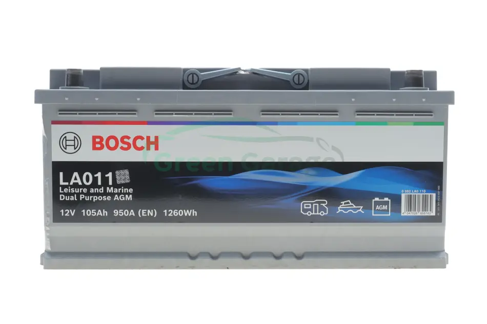 Акумулятор Bosch 12В/105/950/29,4кг BOSCH 0092LA0110 (фото 1)