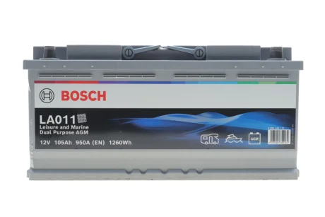 Аккумулятор Bosch 12В/105Ач/905А BOSCH 0092LA0110