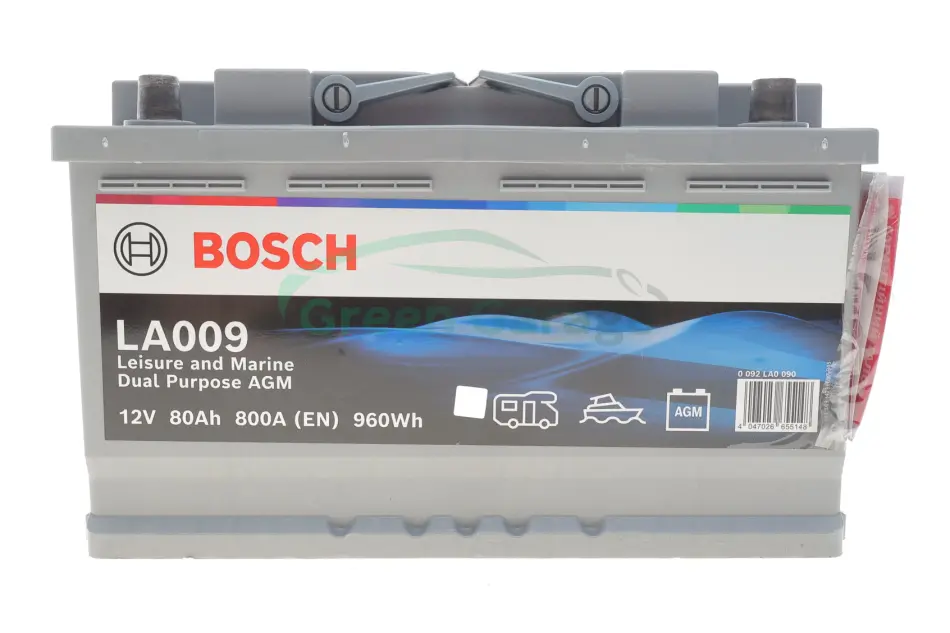 Акумулятор Bosch 12В/80/800/22,76кг BOSCH 0092LA0090 (фото 1)