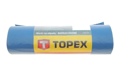 Мішкі для відходів, 10 шт. міцні TOPEX 23B259